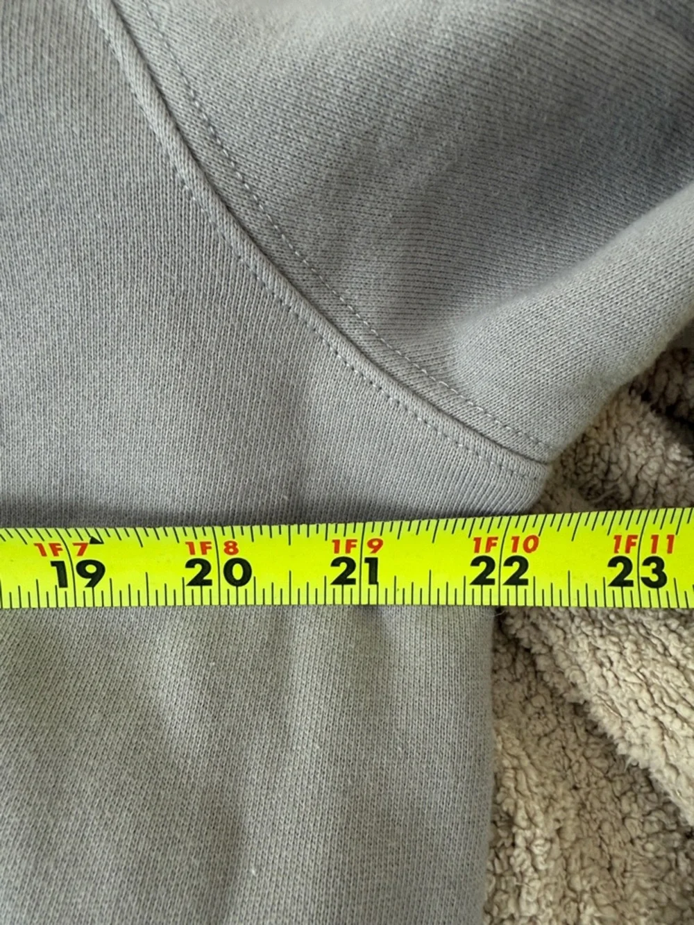 American Giant Mens Midweight Full Zip Up Hoodie Sweatshirt Sharkskin Gray - Picture 6 of 8